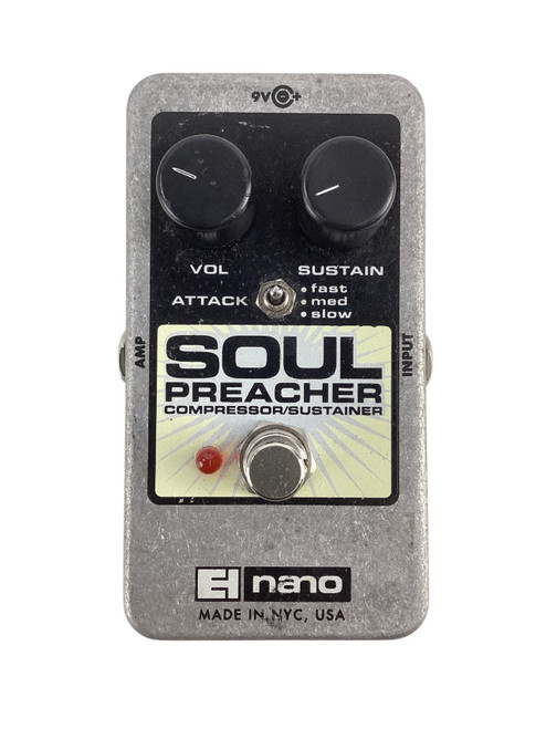 Vist Large View of Product Image Which is Used Electro Harmonix Soul Preacher Compressor/Sustainer Pedal 