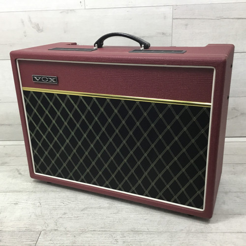 Vist Large View of Product Image Which is Used Vox AC15C1 15w Red 1x12 Tube Combo Amplifier