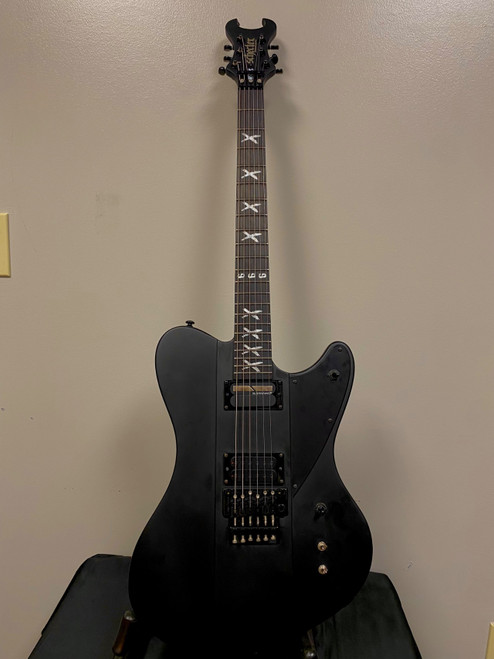Vist Large View of Product Image Which is Used Schecter RIGGS ULTRA FR-S T Type Electric Guitar Black 6-String