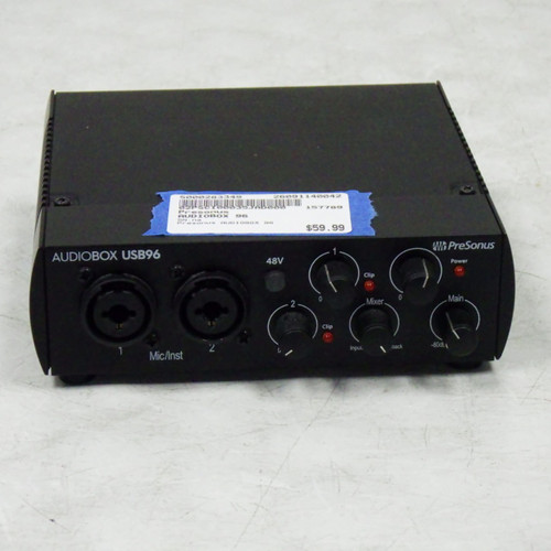 Vist Large View of Product Image Which is Used PresonuS Audiobox 96 Computer Interface 2 A/D Recording Inputs