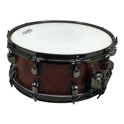 Vist Large View of Product Image Which is Used Tama 6x14 SLP G-Bubinga Wood Snare Drum 14"