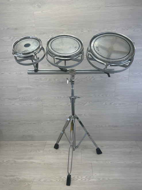 Vist Large View of Product Image Which is Used ROTO-TOM SET 6/8/10 W/STAND Vintage Kick Drum Pedal