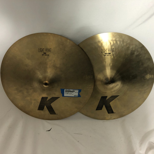 Vist Large View of Product Image Which is Used Zildjian K LIGHT HI HAT Hi Hat Cymbals 15"