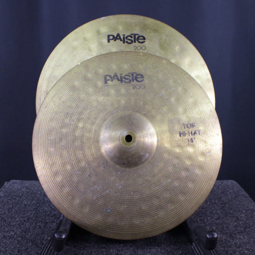 Vist Large View of Product Image Which is Used Paiste 14 200 HI HAT Hi Hat Cymbals 14"
