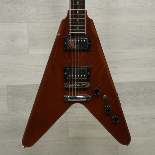 Vist Large View of Product Image Which is Used Harmony V666 Electric Guitar Wood