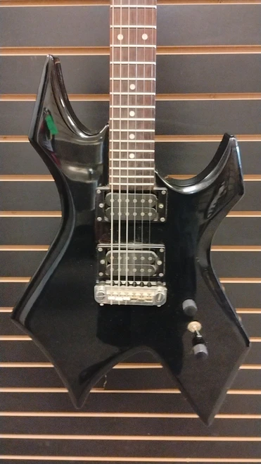 Vist Large View of Product Image Which is Used BC Rich WARLOCK BRONZE Pointy Electric Guitar Black 6-String
