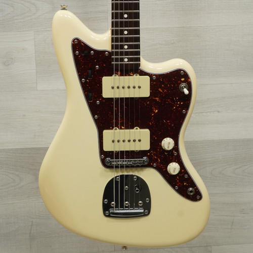 Vist Large View of Product Image Which is Used Squier J Mascis Jazzmaster Electric Guitar White