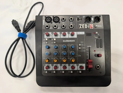 Vist Large View of Product Image Which is Used Allen & Heath ZEDI 8 Compact Mixer