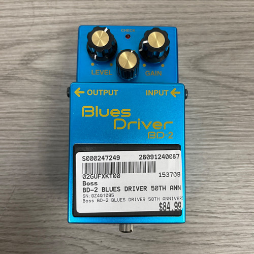 Vist Large View of Product Image Which is Used Boss BD-2 BLUES DRIVER 50TH ANNIVERSARY Overdrive Pedal