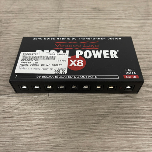 Vist Large View of Product Image Which is Used Voodoo Lab PEDAL POWER X8 W/ CABLES Pedal Power Supply