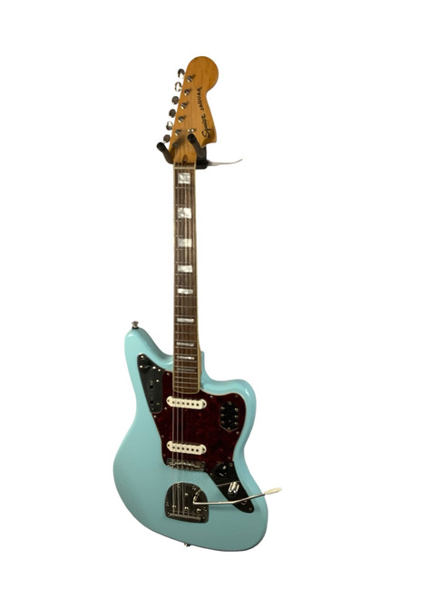 Vist Large View of Product Image Which is Used Squier JAGUAR Super S Electric Guitar Blue 6-String