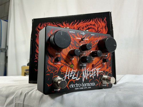 Vist Large View of Product Image Which is Used Electro Harmonix (E/H) HELL MELTER DISTORTION Distortion Pedal