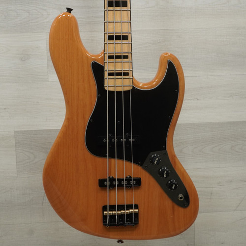 Vist Large View of Product Image Which is Used Cnz Audio Jb-vint-1975 Bass Guitar Natural