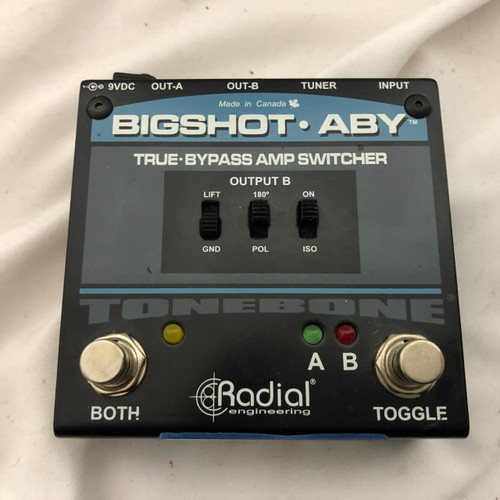 Vist Large View of Product Image Which is Used Radial BIG SHOT ABY AMP SWITCHER Switch Pedal