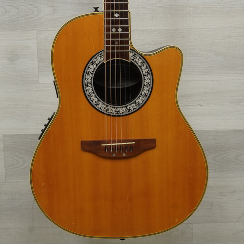 Vist Large View of Product Image Which is Used Ovation CC57 Solid Top Acoustic Guitar Natural