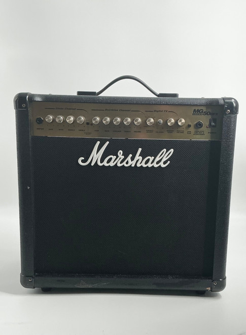 Vist Large View of Product Image Which is Used Marshall MG50DFX 50 1 x 12 Solid State Amplifier 1 x 12