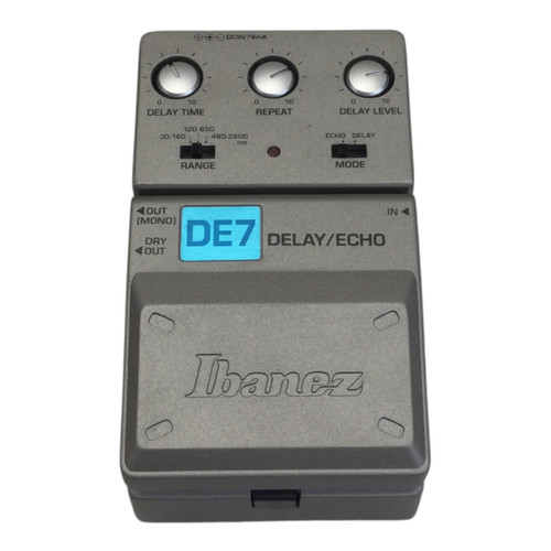 Vist Large View of Product Image Which is Used Ibanez Delay/Echo DE7 Echo Pedal
