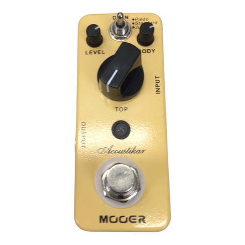 Vist Large View of Product Image Which is Used Mooer Acoustikar Accoustic Preamp Pedal