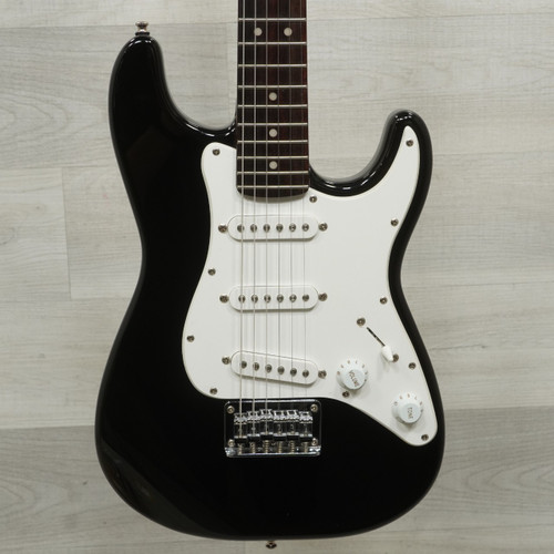 Vist Large View of Product Image Which is Used Squier Strat Mini Electric Guitar Black
