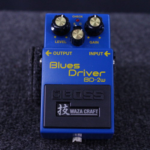 Vist Large View of Product Image Which is Used Boss BD-2W BLUES DRIVER WAZA CRAFT Overdrive Pedal