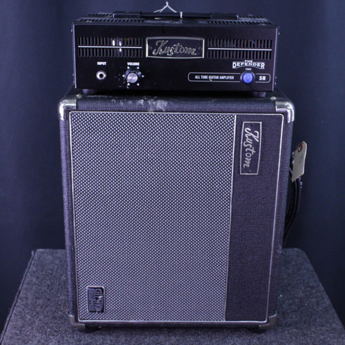 Vist Large View of Product Image Which is Used Kustom THE DEFENDER 5H HEAD/CAB COMBO Tube Guitar Amplifier Head