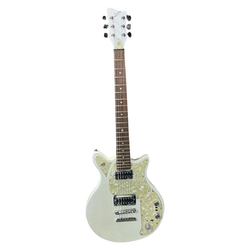 Vist Large View of Product Image Which is Used First Act VW Double Cut Electric Guitar White 6-String