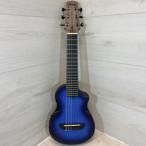 Vist Large View of Product Image Which is Used Ibanez AUP10FNE 6-String Tenor UKE Guitar
