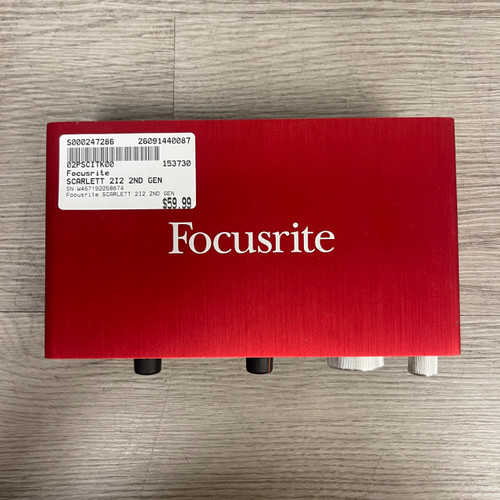 Vist Large View of Product Image Which is Used - Focusrite SCARLETT 2I2 2ND GEN Computer Interface 