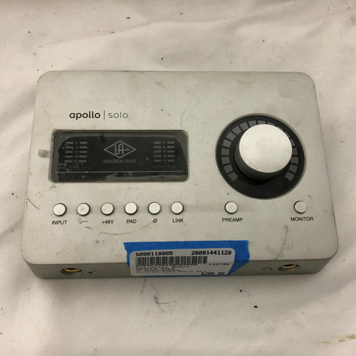 Vist Large View of Product Image Which is Used Universal Audio APOLLO SOLO Computer Interface 2 A/D Recording Inputs