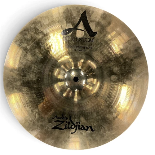 Vist Large View of Product Image Which is Used Zildjian A CUSTOM HI HAT 14 Hi Hat Cymbals 14"