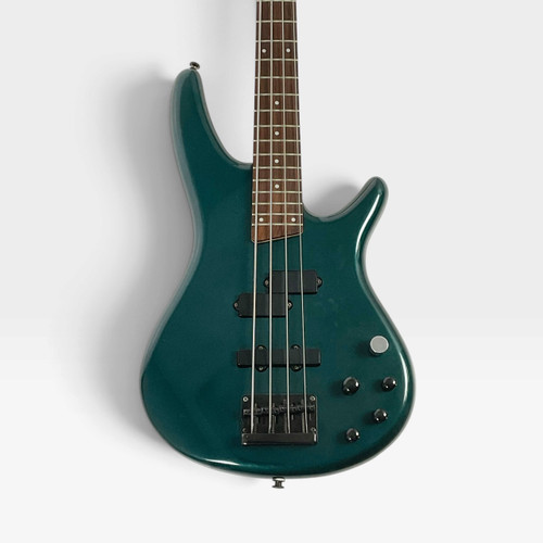 Vist Large View of Product Image Which is Used Ibanez Soundgear SR400 Bass Guitar Green 4-String