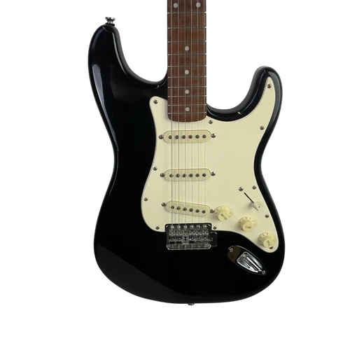Vist Large View of Product Image Which is Used Squier STRAT S Type Electric Guitar Black 6-String