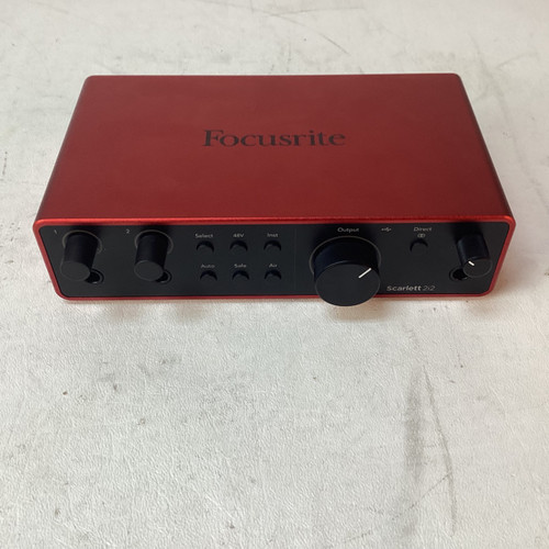 Vist Large View of Product Image Which is Used Focusrite SCARLETTE 2I2 4TH GEN Computer Interface 2 A/D Recording Inputs
