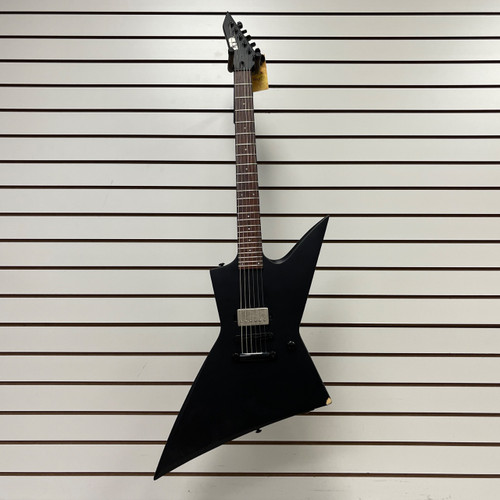Vist Large View of Product Image Which is Used LTD EX-201 SATIN B-STOCK Pointy Electric Guitar Black 6-String