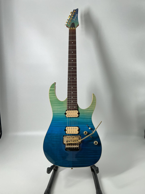 Vist Large View of Product Image Which is Used Ibanez RG420HPFM Electric Guitar Blue 6-String