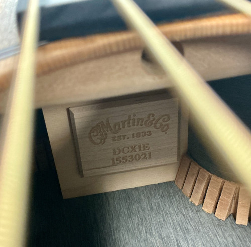 Vist Large View of Product Image Which is Used 2011 Martin DCX1E Solid Top Acoustic Guitar Wood