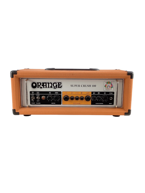 Vist Large View of Product Image Which is Used Orange Super Crush 100 Solid State Guitar Amp Head 