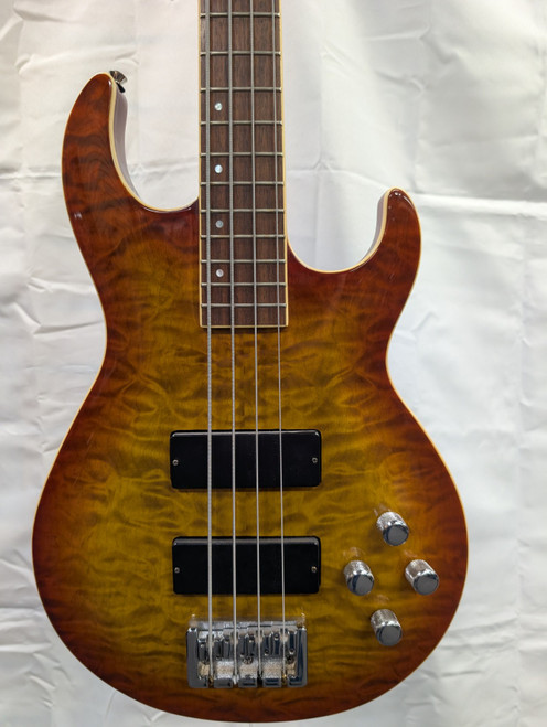 Vist Large View of Product Image Which is Used Greg Bennett UMB2CSB Bass Guitar Cherry Sunburst 4-String