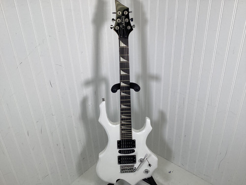 Vist Large View of Product Image Which is Used Glarry F-STYLE GUITAR Pointy Electric Guitar White 6-String