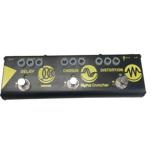 Vist Large View of Product Image Which is Used Donner Alpha Cruncher Multi-fx Pedal