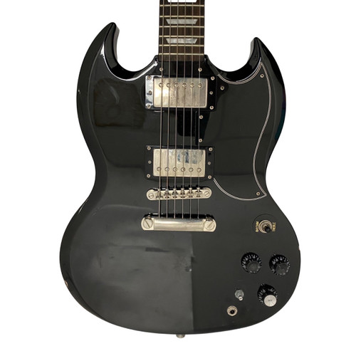Vist Large View of Product Image Which is Used Epiphone SG PRO BLACK SG Type Electric Guitar Black 6-String