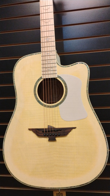 Vist Large View of Product Image Which is Used Keith Urban LIGHT THE FUSE LIMITED EDITION Laminate Top Acoustic Guitar White