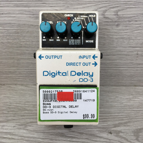 Vist Large View of Product Image Which is Used Boss DD-3 DIGITAL DELAY Delay Pedal
