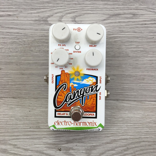 Vist Large View of Product Image Which is Used Electro Harmonix (E/H) CANYON DELAY/LOOPER PEDAL Delay Pedal