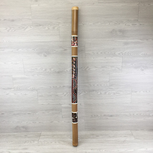 Vist Large View of Product Image Which is Used Brandless Wooden Didgeridoo **Decorative/Cracks & Wear, Untested