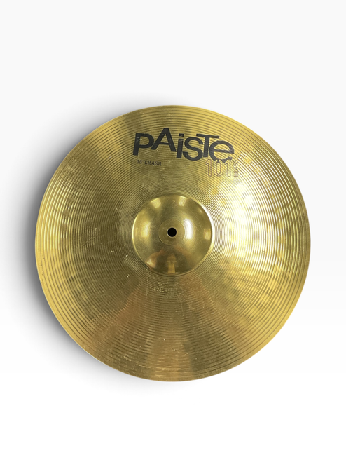 Vist Large View of Product Image Which is Used Paiste 101 BRASS 16IN CRASH Crash Cymbal 16"