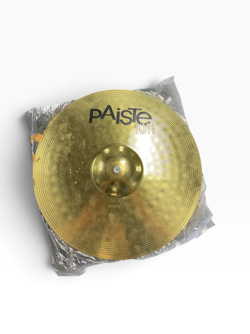 Vist Large View of Product Image Which is Used Paiste 101 BRASS 14IN HI HATS Hi Hat Cymbals 14"