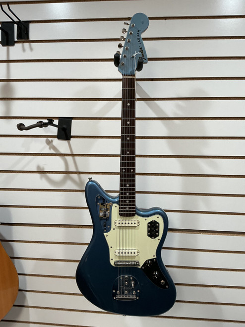 Vist Large View of Product Image Which is Used Fender JAGUAR 2007 60S REISSUE Offset Double Cutaway Electric Guitar Blue 6-String