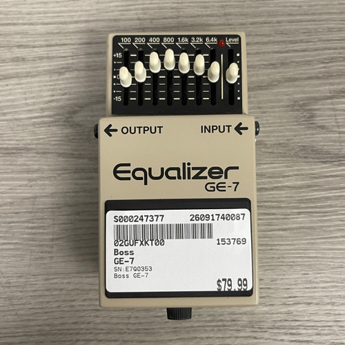 Vist Large View of Product Image Which is Used - Boss GE-7 EQ Pedal