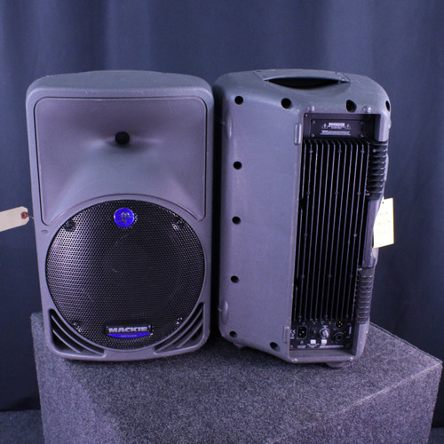 Vist Large View of Product Image Which is Used Mackie SRM350 POWERED PAIR Powered Full Range Speaker Cabinet